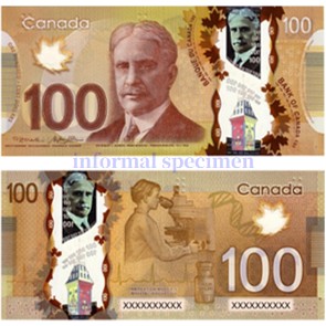 Canadian Banknote Size